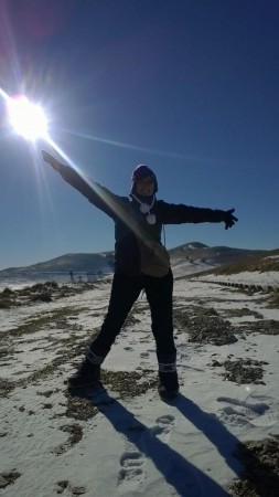 SILVIA SUL MONTE VETTORE...BACIATA DAL SOLE